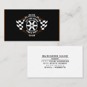 De autodienst van de de delenverkoop van de autote visitekaartje (Voorkant / Achterkant)