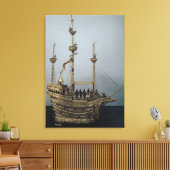 De automatische klok Charles V Canvas Afdruk (Insitu (Woonkamer))