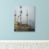 De automatische klok Charles V Canvas Afdruk (Insitu (Houten vloer))
