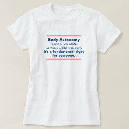 De autonome instantie is een fundamentele rechtse  t-shirt