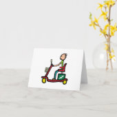 De Autoped van de mobiliteit Kaart (Gele Bloem)