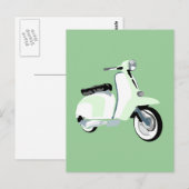 De Autoped van Mod. van jaren '60 Briefkaart (Voorkant / Achterkant)