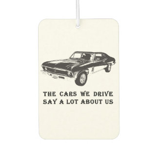 De auto's die we rijden zeggen veel over ons luchtverfrisser