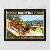 De Auto's St. Blaise van martini Briefkaart (Voorkant)