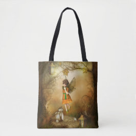 De Autumn Fairy All-Over-Print Canvas tas