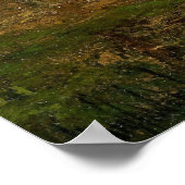 De Autumn Landscape Herfst behandelt  het Schilder Poster (Hoek)