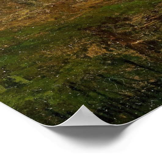 De Autumn Landscape Herfst behandelt  het Schilder Poster (Hoek)