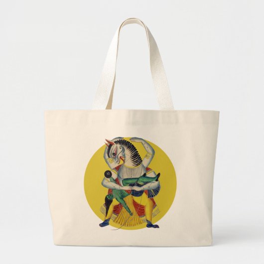 De avatar Narasimha Grote Tote Bag (Voorkant)