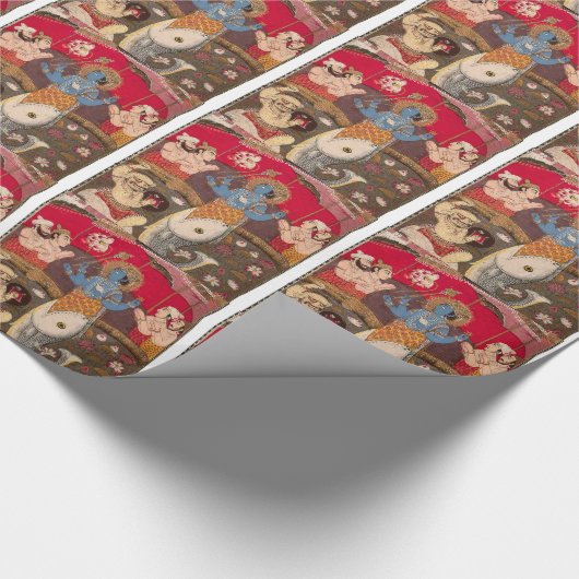 De Avatars van Vishnu Cadeaupapier (Hoek)