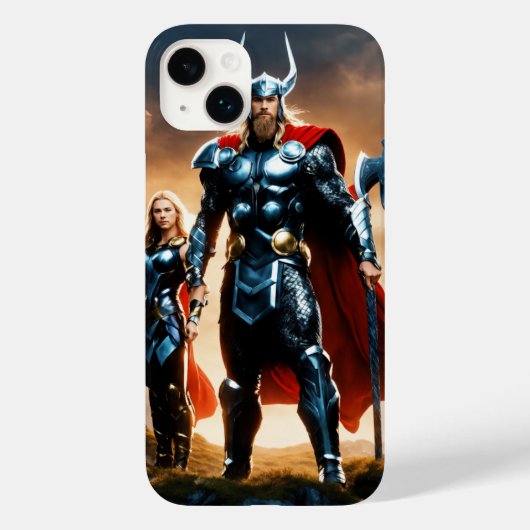 De Avengers verdedigen een zwaar versterkte Case-Mate iPhone Case (Achterkant)
