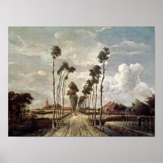 De Avenue te Middelharnis, 1689 Poster (Voorkant)
