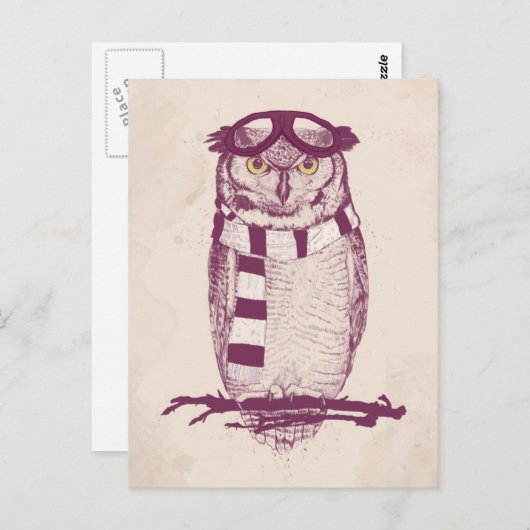 De aviator briefkaart (Voorkant / Achterkant)