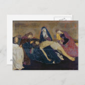 De Avignon Pieta, 1450-60 Briefkaart (Voorkant / Achterkant)