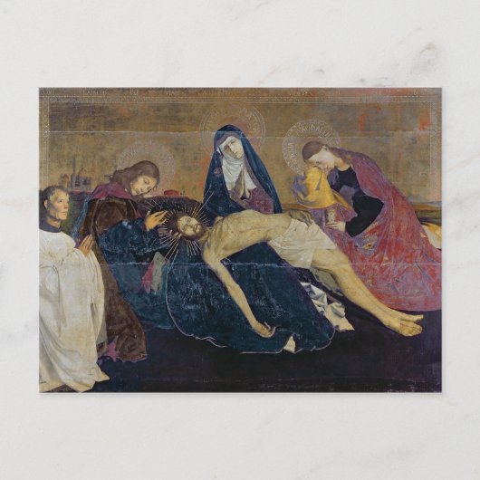 De Avignon Pieta, 1450-60 Briefkaart (Voorkant)
