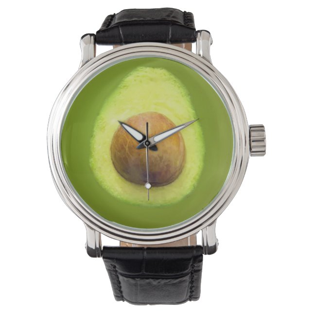 De avocado horloge (Voorkant)