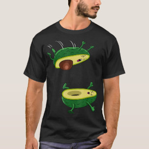 De avocado springkawaii-vruchten t-shirt