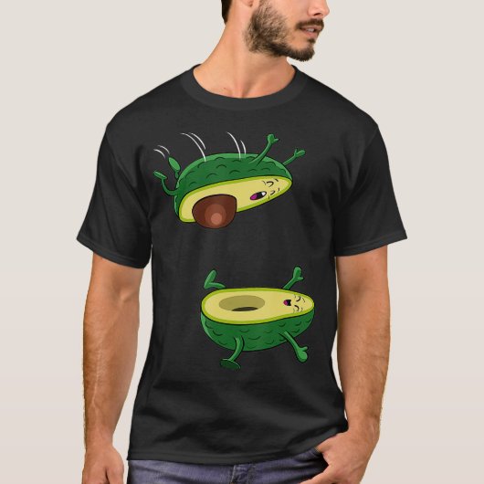 De avocado springkawaii-vruchten t-shirt (Voorkant)