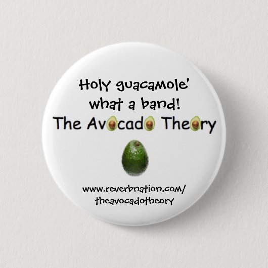 De Avocado Theory-toets #2 Ronde Button 5,7 Cm (Voorkant)