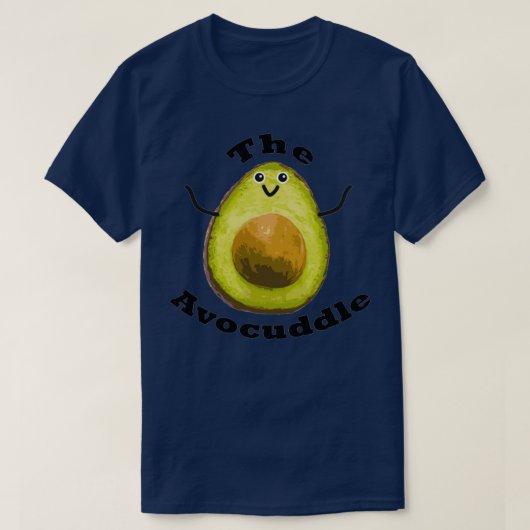 De Avocuddle die ik ben met de avocado T-shirt (Design voorkant)