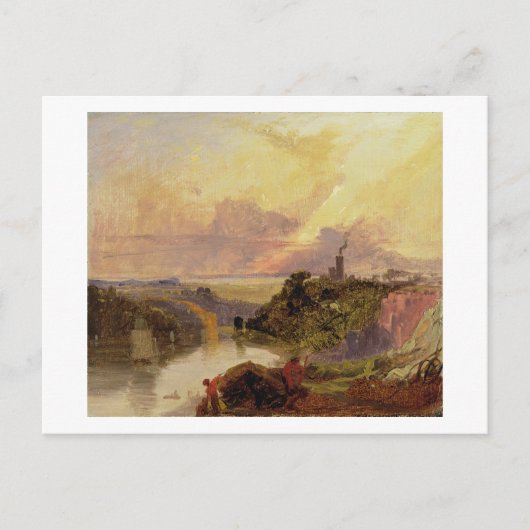 De Avon Gorge op Sunset (olie op papier) Briefkaart (Voorkant)