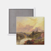 De Avon Gorge op Sunset (olie op papier) Magneet (Voorkant / Achterkant)