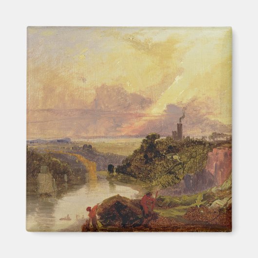 De Avon Gorge op Sunset (olie op papier) Magneet (Voorkant)