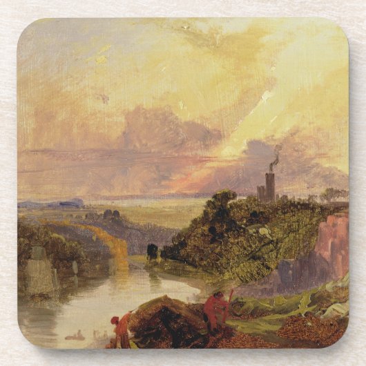 De Avon Gorge op Sunset (olie op papier) Onderzetter (Voorkant)