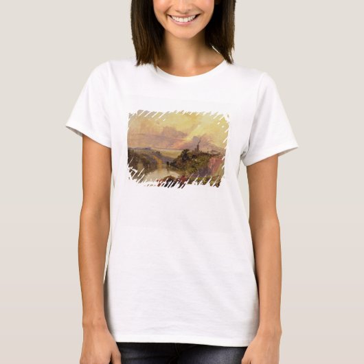 De Avon Gorge op Sunset (olie op papier) T-shirt (Voorkant)