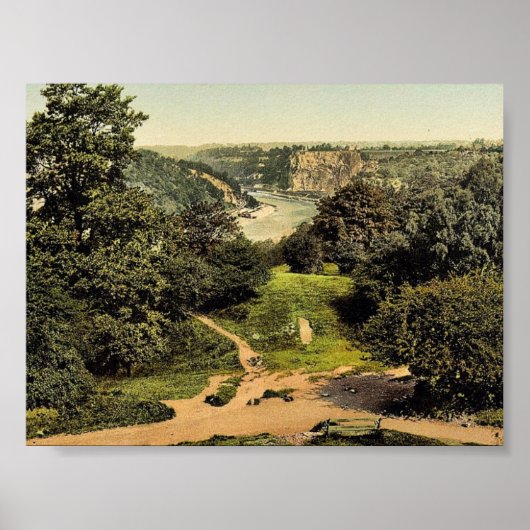 De Avon van Clifton Downs, Bristol, Engeland Poster (Voorkant)