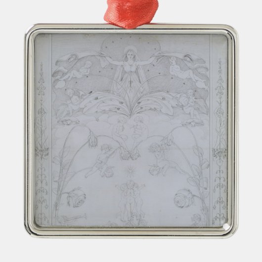 De avond 1803 metalen ornament (Voorkant)