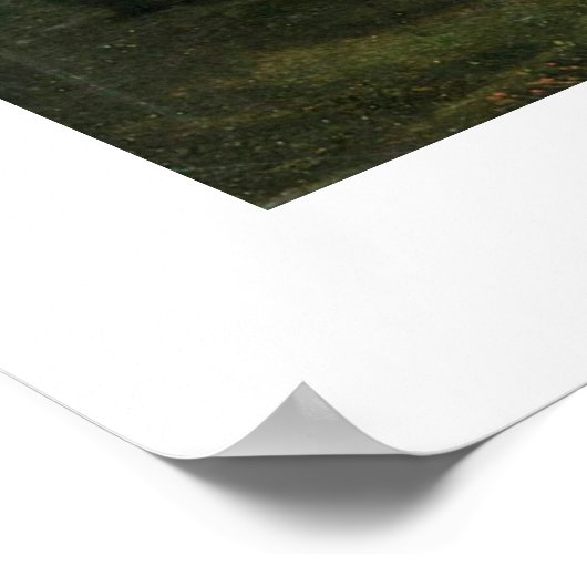 De avond door Caspar David Friedrich Poster (Hoek)