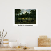 De avond door Caspar David Friedrich Poster (Keuken)