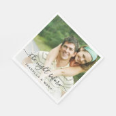 De avond ervoor met foto repetitie diner servet (Hoek)