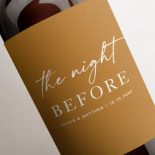 De avond ervoor. Mosterd bruiloft repetitie diner Wijn Etiket