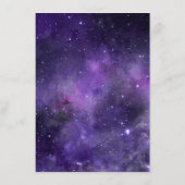 De avond ervoor. Ruimte bruiloft repetitie diner Menu (Achterkant)