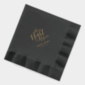 De avond ervoor | Wedding repetitie diner Folie Servetten (Links)