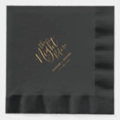 De avond ervoor | Wedding repetitie diner Folie Servetten (Voorkant)