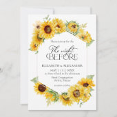 De avond ervoor | Zonnebloem Herfst repetitie dine Kaart (Voorkant)