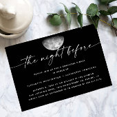 De avond ervoor | Zwarte maan repetitie diner Kaart