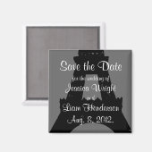 De avond in Parijs sparen de Datum Magneet (Voorkant / Achterkant)