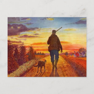 De avond van Sun Best Buddies Sunset on Fields Bri Briefkaart