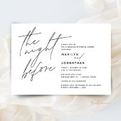 De avond voor bruiloft repetitie diner feest t1 kaart