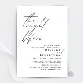 De avond voor bruiloft repetitie diner feest t1 kaart