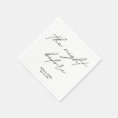 De avond voor cocktailservet servet (Hoek)