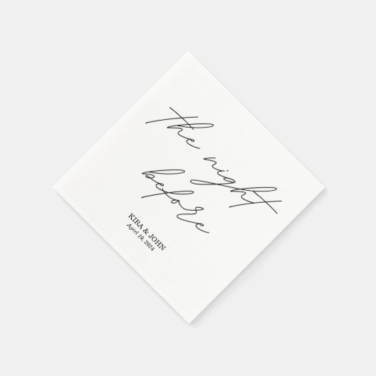 De avond voor cocktailservet servet (Hoek)