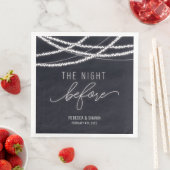 De avond voor de bruiloft repetitie Dinner Paper D Servet (Insitu)