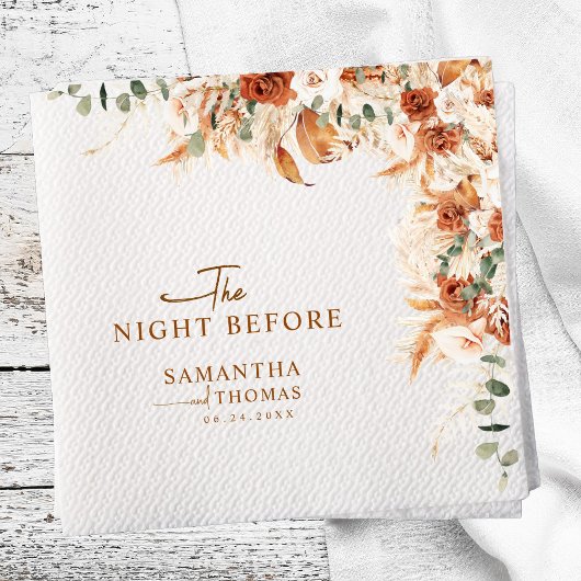 De avond voor de bruiloft servet