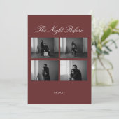 De avond voor de huwelijksuitnodiging (Staand voorkant)