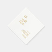 De avond voor de repetitie cocktail servet (Hoek)