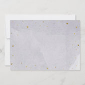 De avond voor de repetitie diner kaart (Achterkant)